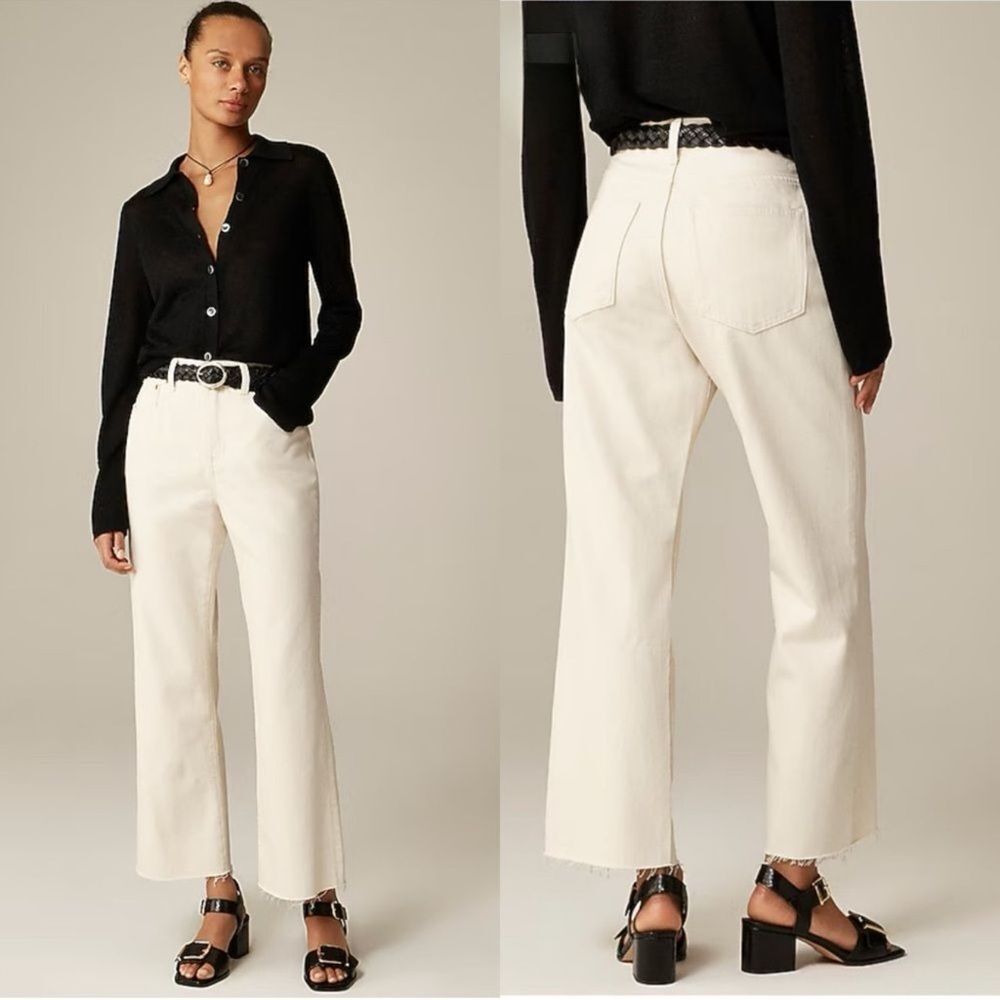 J. Crew Tall mid-rise relaxed kickout jean 25T